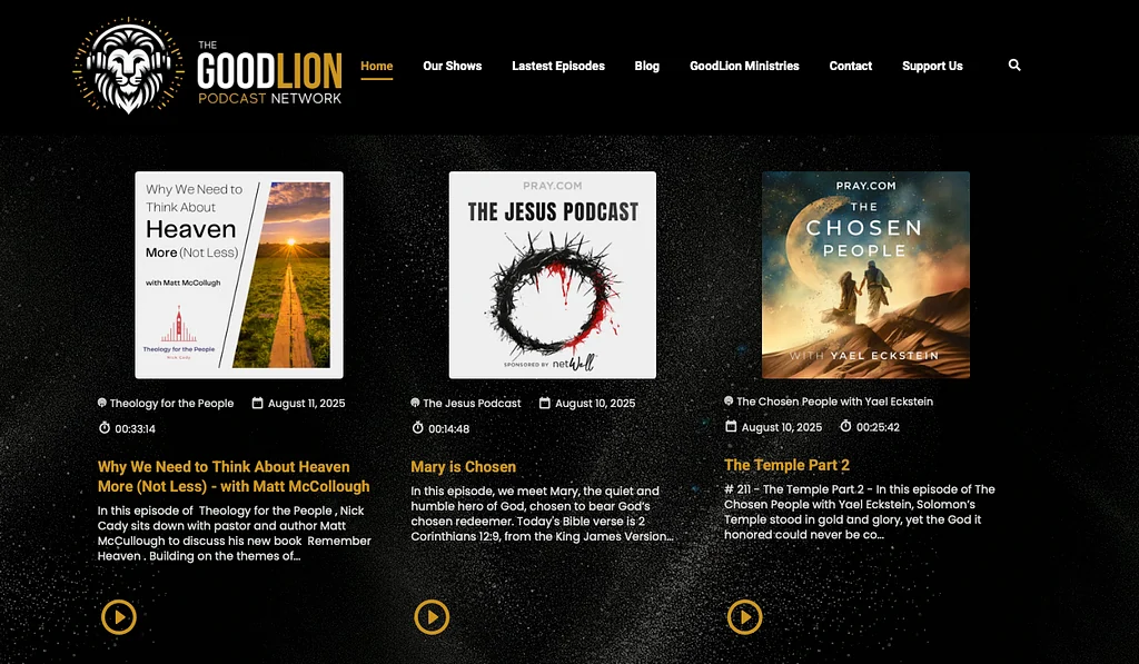 GoodLion Podcast Network project image 2