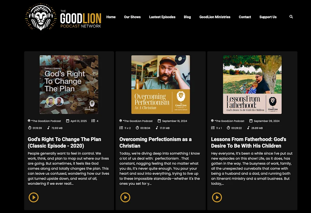 GoodLion Podcast Network project image 8